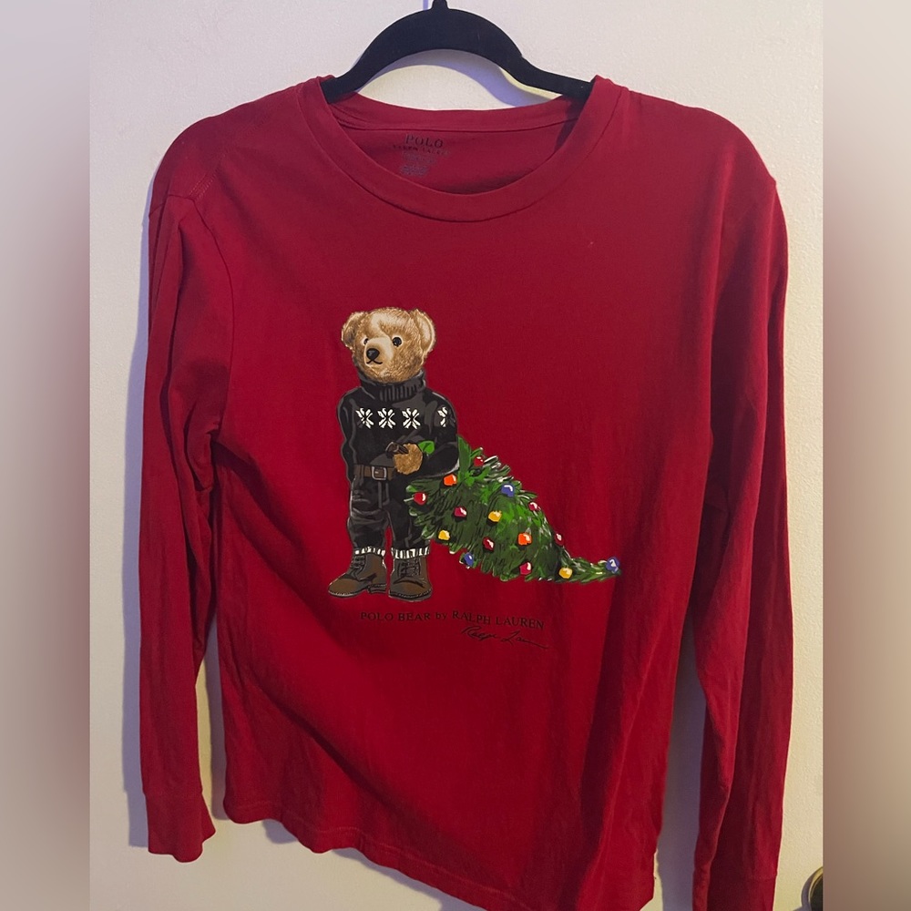 Ralph Lauren Christmas Bear long sleeve